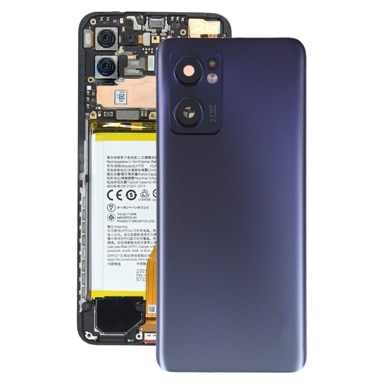 BATTERY COVER OPPO Reno7 5G (Black) Original