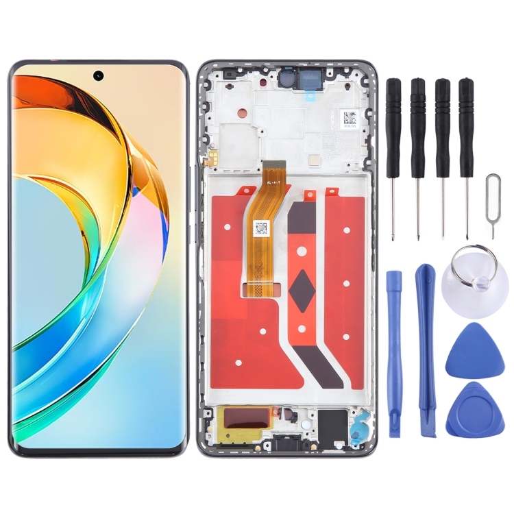 LCD HUAWEI HONOR X9B BLACK WITH FRAME ORIGINAL
