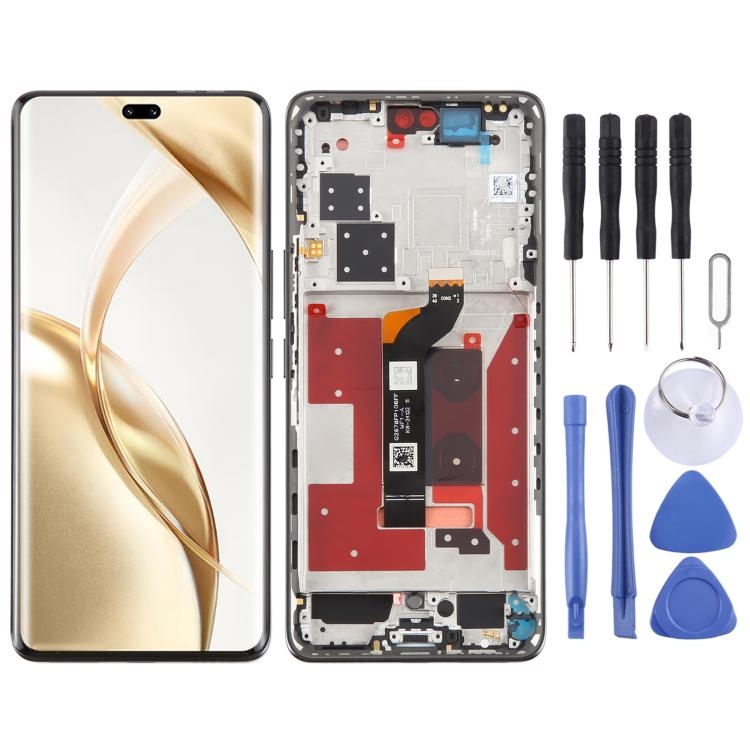 LCD HUAWEI HONOR 200 PRO BLACK WITH FRAME ORIGINAL