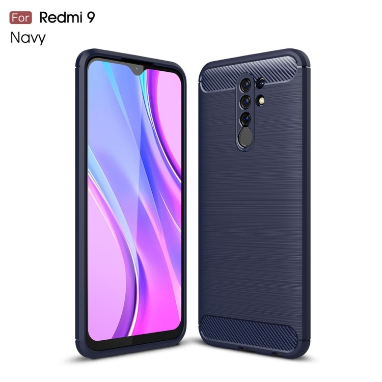 Husa p/u Xiaomi Redmi 9 Brushed (Navy Blue)