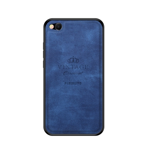 PINWUYO Shockproof Waterproof Full Coverage PC + TPU + Skin Protective Case for Xiaomi Redmi Go(Blue