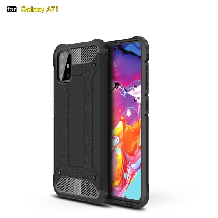 Samsung A71 Magic Armor TPU + PC Combination Husa (Black)