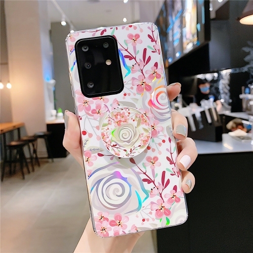 Husa Extra Samsung A71 Colorful Laser Flower Series IMD(Lyre Coral   KB4)
