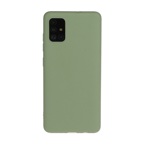 Husa Extra Samsung A71 Solid Color Frosted TPU Phone Case(Green)