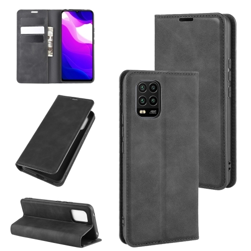 Husa Extra Xiaomi Mi 10 Lite 5G Piele (Black)
