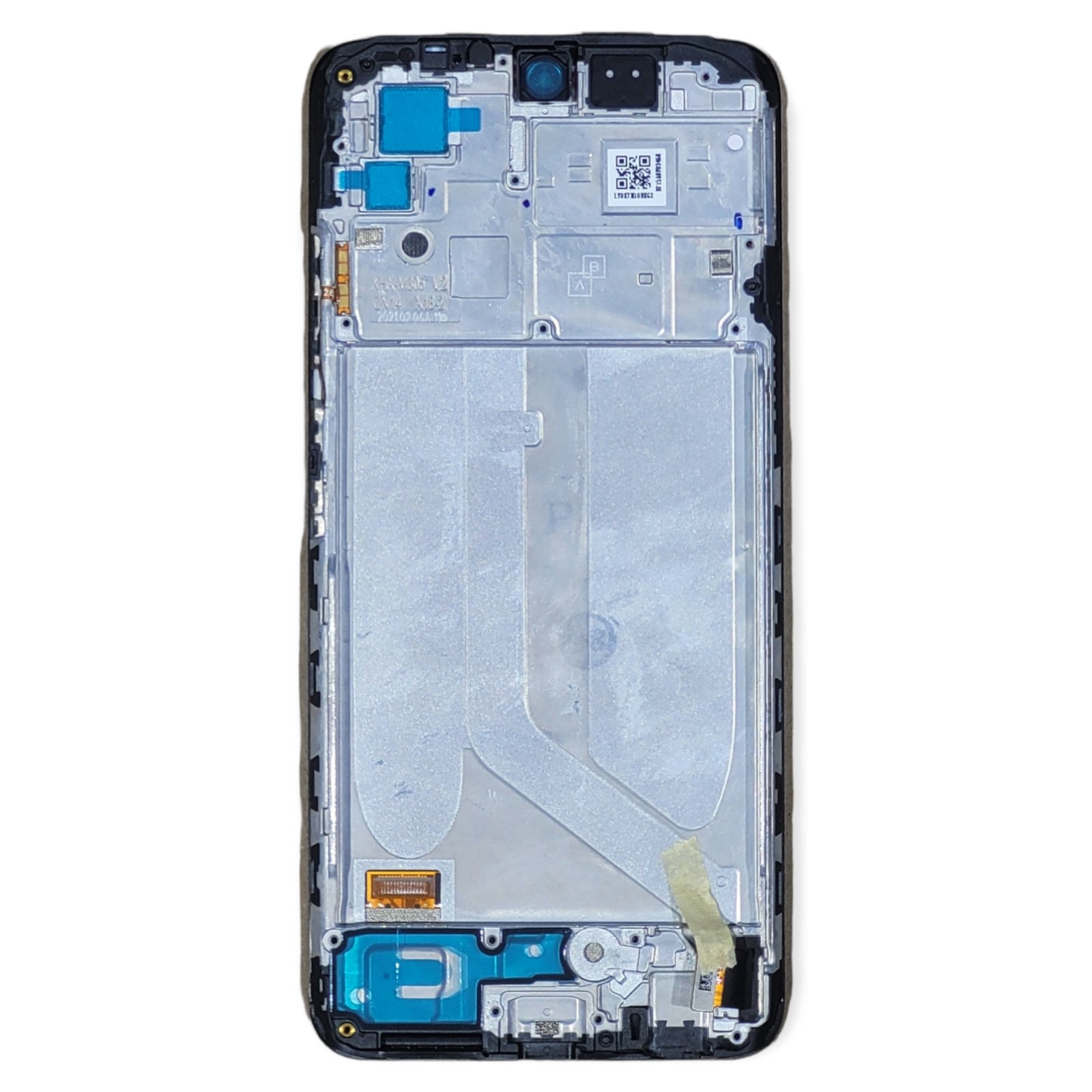 LCD XIAOMI REDMI NOTE 10 4G / NOTE 10S 4G BLACK WITH FRAME Original (Service packing)