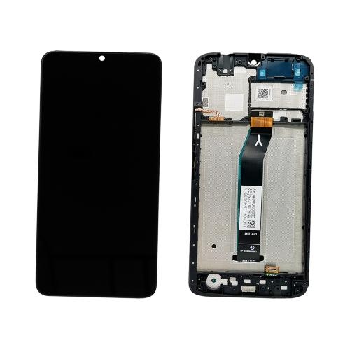 LCD XIAOMI REDMI A3 4G / POCO C61 BLACK WITH FRAME (Original Packing)