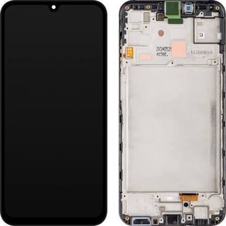 LCD SAMSUNG A15 / A155 / A156 BLACK WITH FRAME IPS (KAIKU)