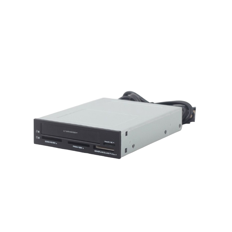 '3.5' Card Reader Internal Gembird FDI2-ALLIN1-03, 2.5'' HDD/SSD drive bay, SD/MMC/RS-MMC/MS/MicroS