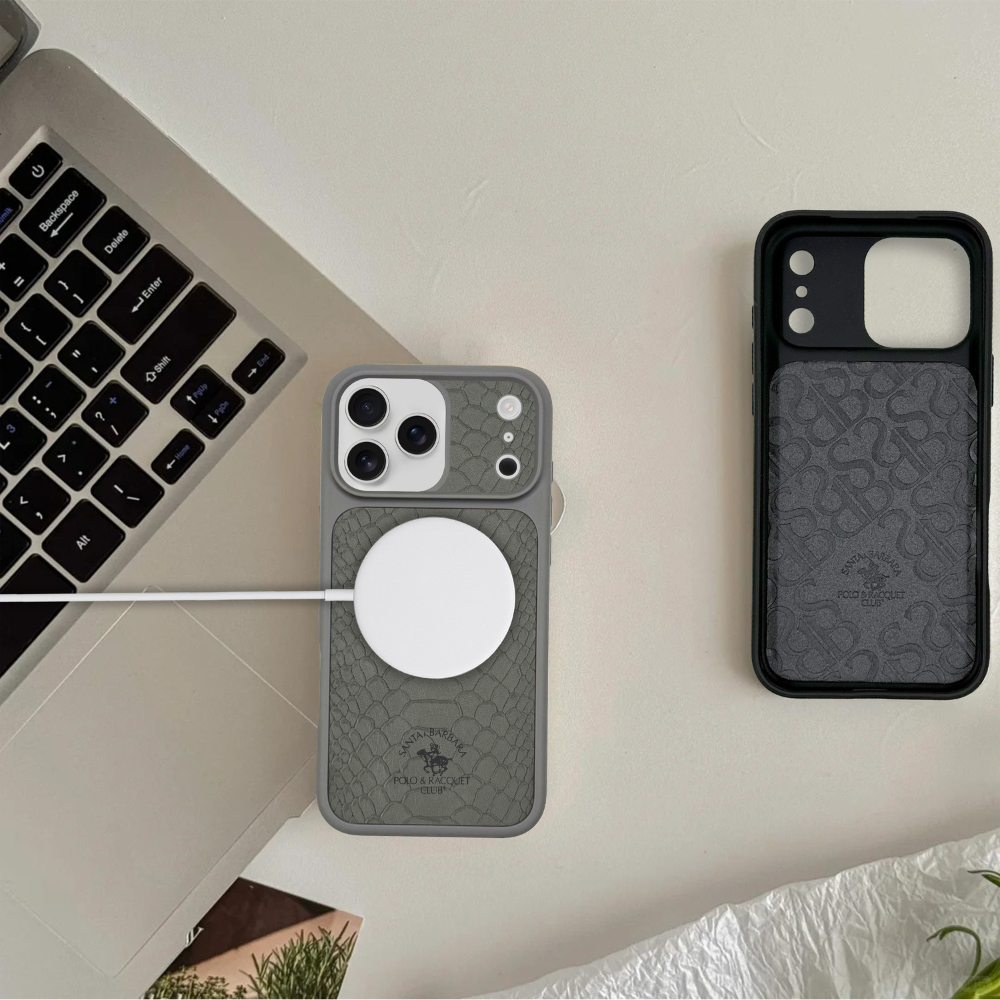 Накладка Polo Knight MagSafe iPhone 17 Pro (Gray)