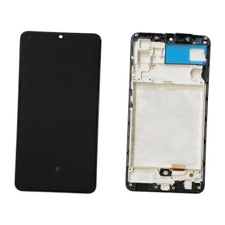LCD SAMSUNG A32 4G / A325 BLACK WITH FRAME IPS (KAIKU)