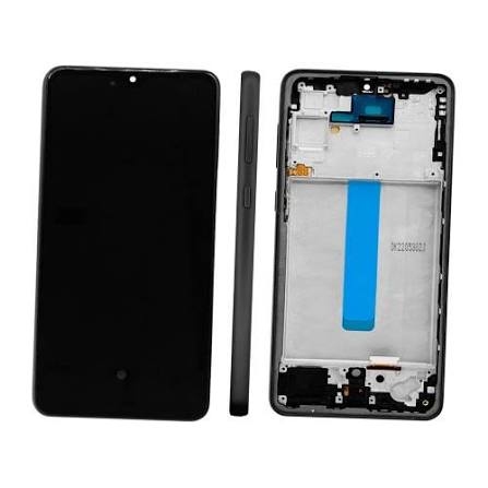 LCD SAMSUNG A33 / A336 BLACK WITH FRAME IPS (KAIKU)