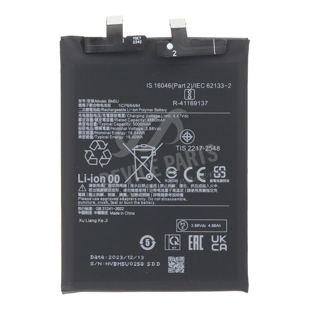 BATTERY XIAOMI BM5U / Redmi Note 13 Pro Plus (Packing)