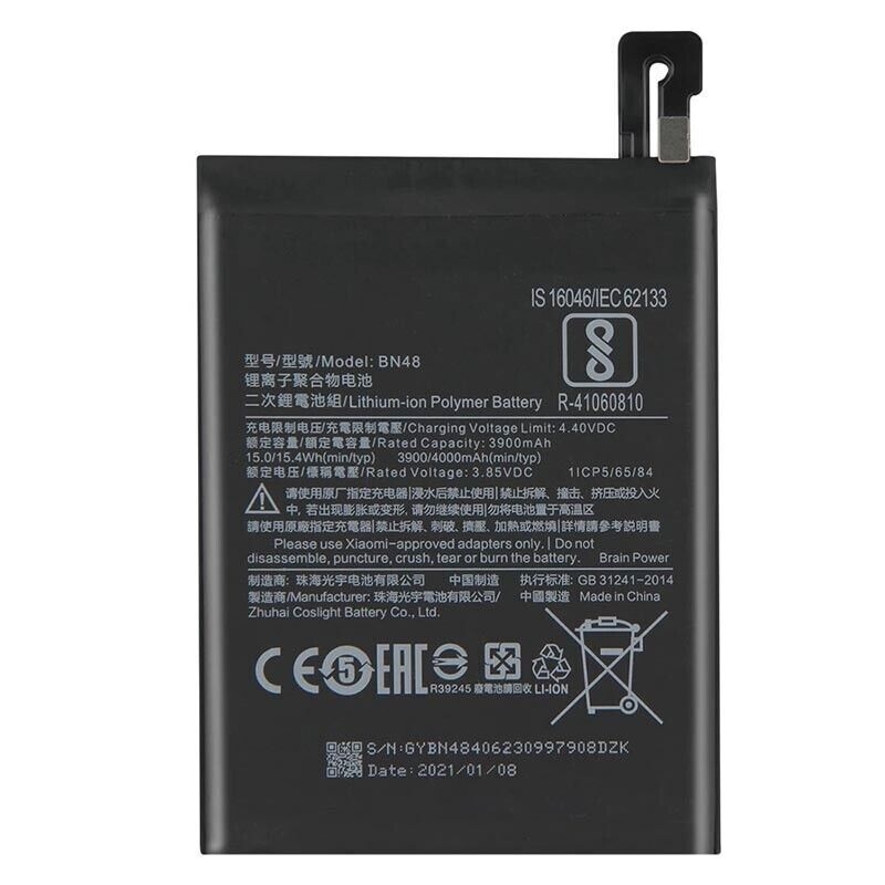 BATTERY XIAOMI BN48 / Redmi Note 6 Pro (Packing)