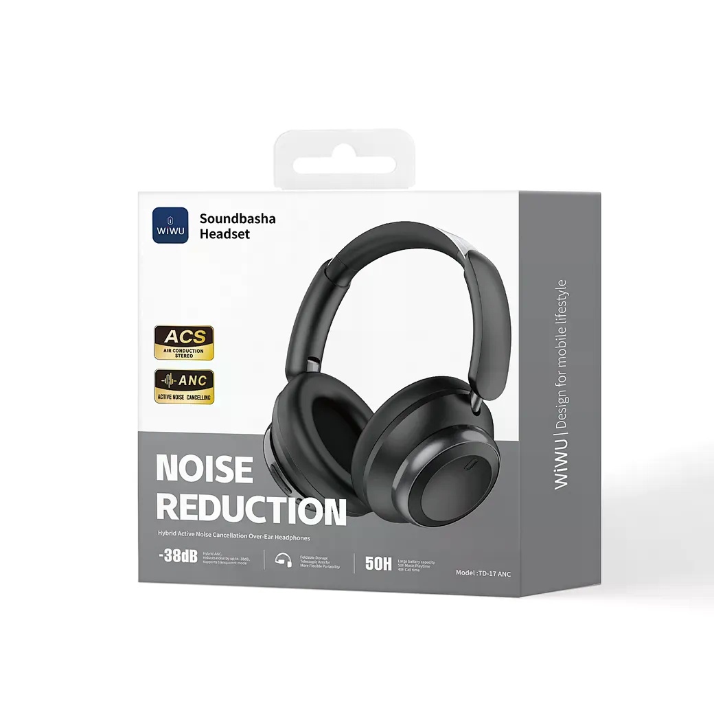 Wiwu Soundbasha Headset TD-17 ANC Black