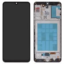 LCD SAMSUNG A31 / A315 BLACK WITH FRAME IPS (KAIKU)